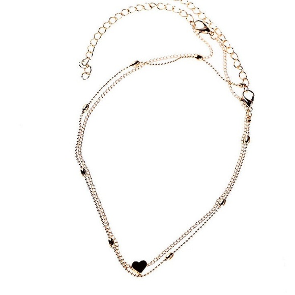 Gold Heart Choker *Host Pick * - Picture 5 of 5